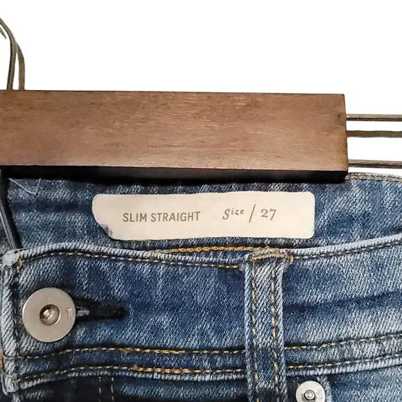 Anthropologie Pilcro and The Letterpress Slim Straight Jeans 27 - Picture 5 of 15